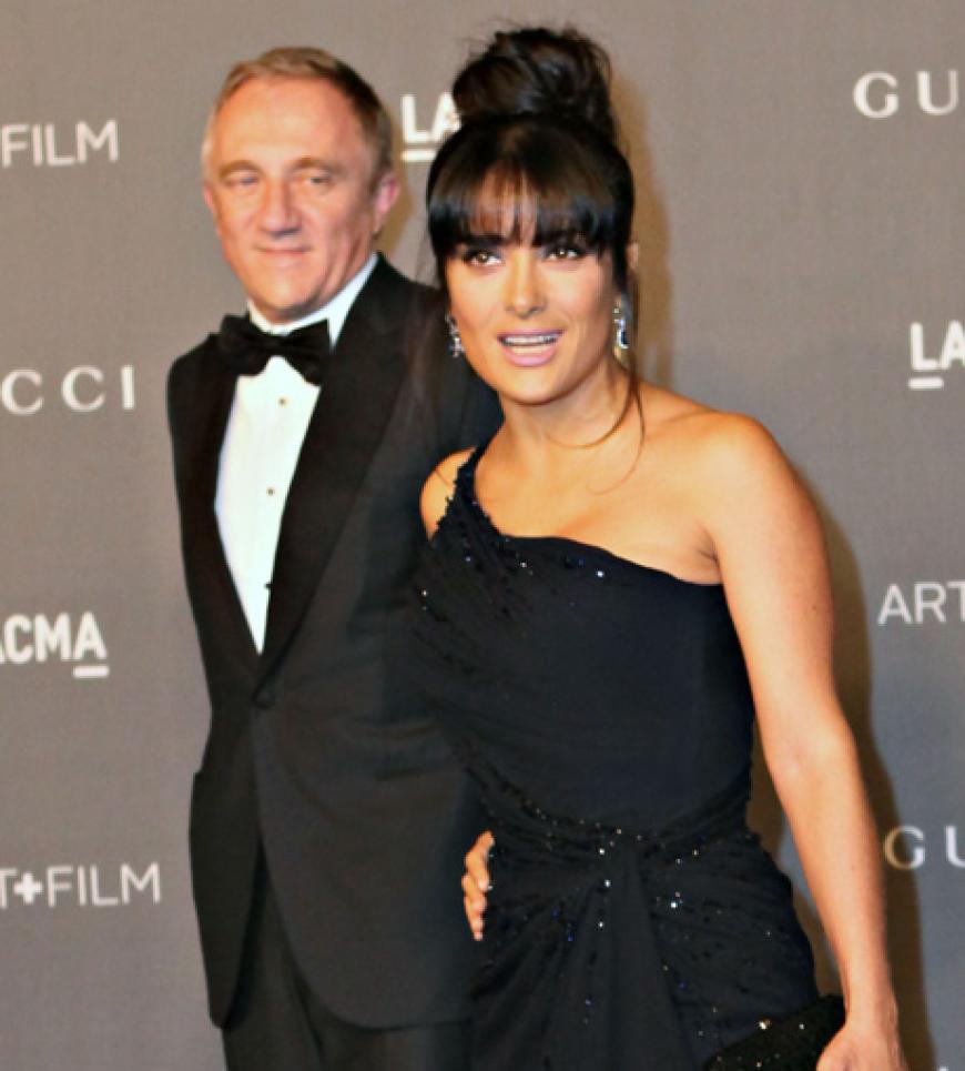 Francois-Henry Pinault und Ehefrau Salma Hayek´ geben ihre Stimme Obama