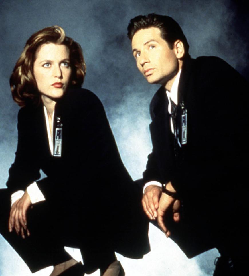 Dana Scully und Fox Mulder in