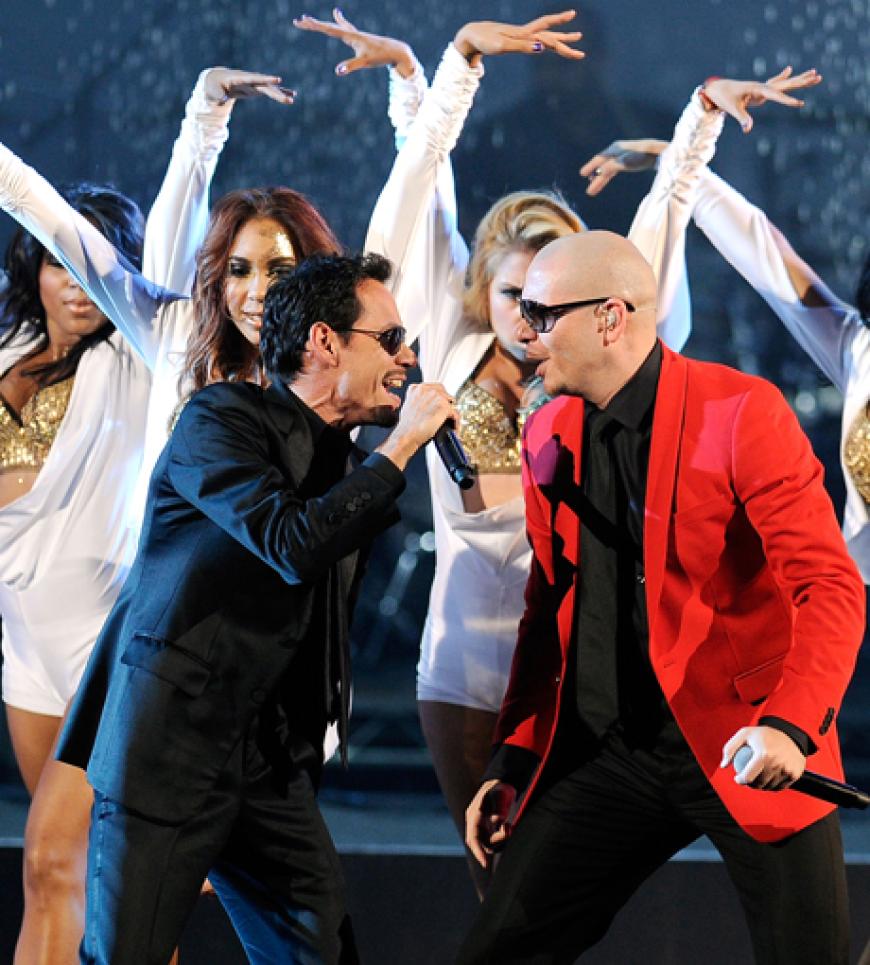 Party, Party, Party: Marc Anthony und Pitbull schmetterten ihren Hit