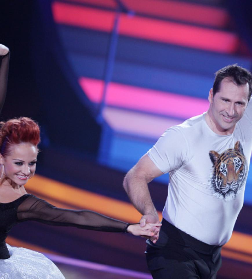 Lars Riedel bekam am Ende nur magere 8 Jury-Punkte, kam aber trotzdem weiter