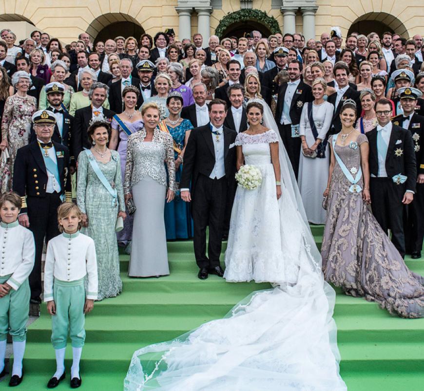 Das offizielle Foto der Hochzeitsgesellschaft