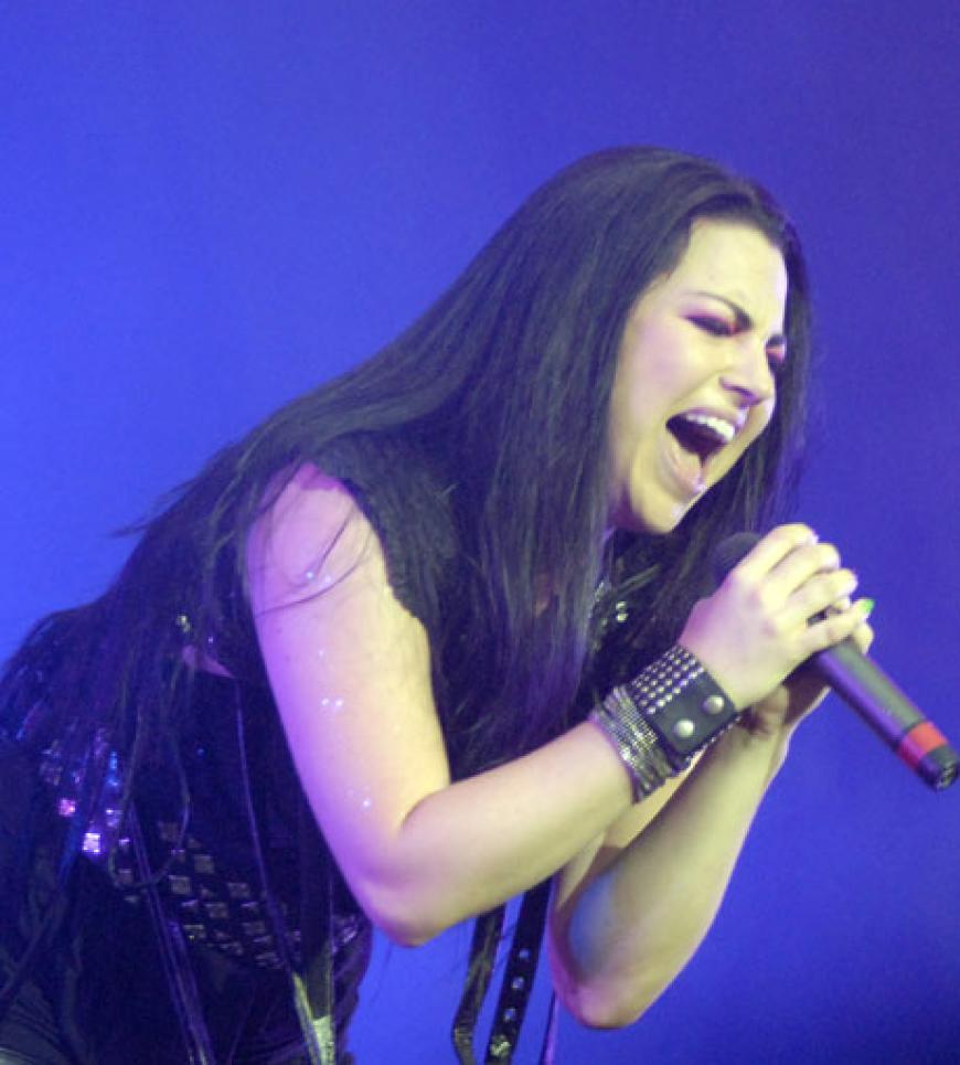 Die Sängerin schaffte den Durchbruch mit ihrer Alternative-Rock-Band Evanescence