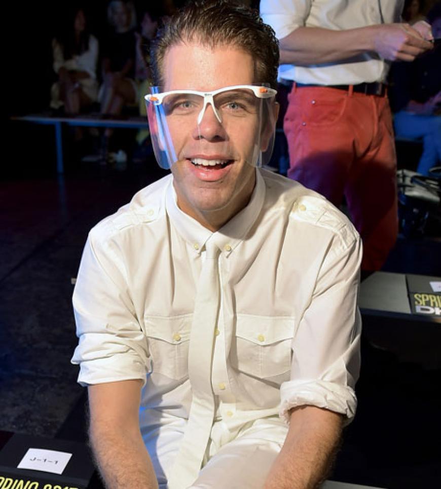Perez Hilton mit stylischen Google Glasses