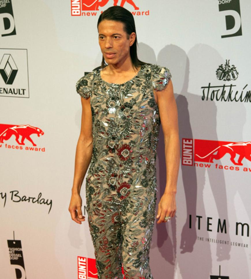 Und auch Jorge Gonzales beeindruckte wieder mit seinem Outfit