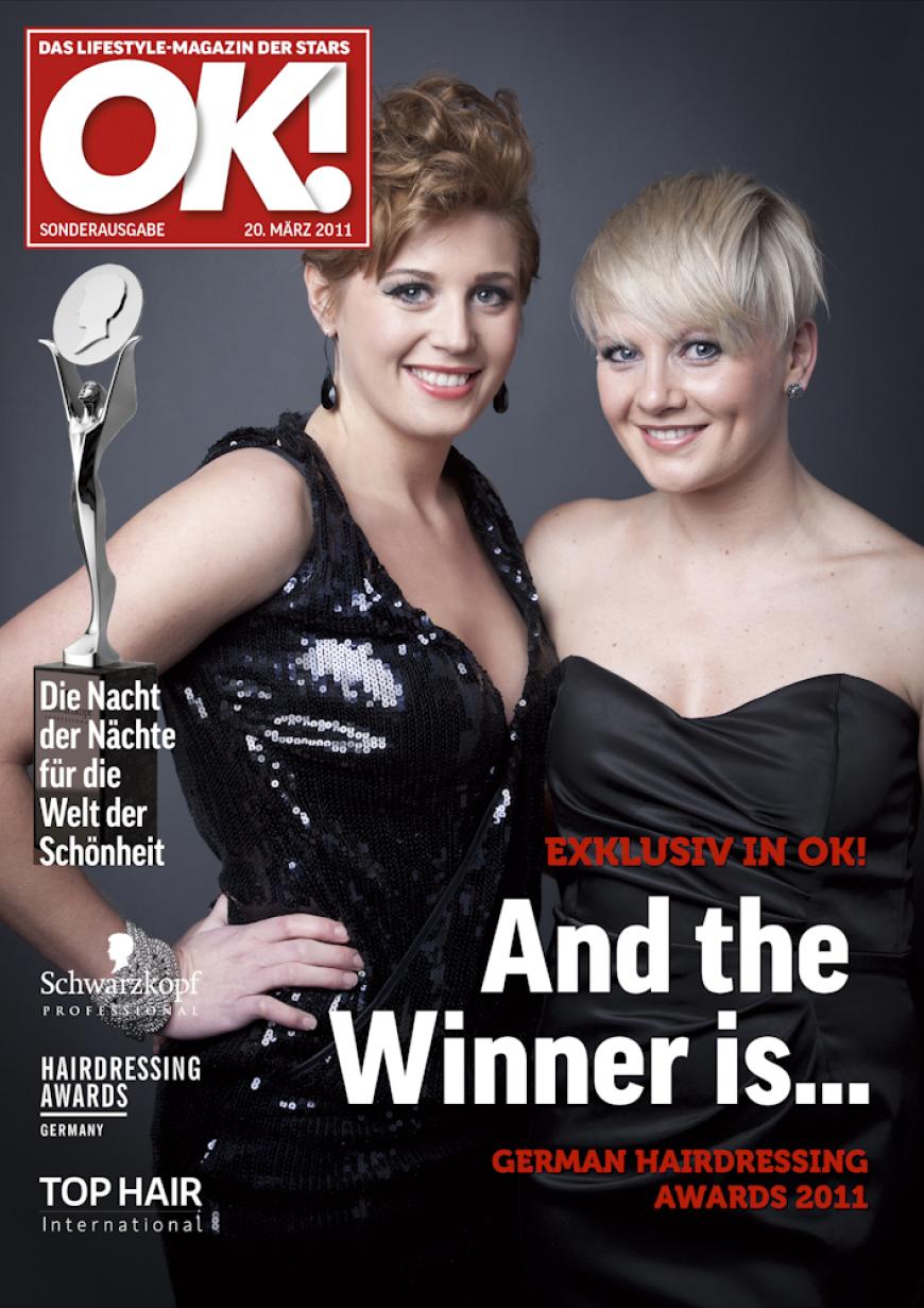 Einmal im Leben das Cover der OK! zieren! Für die Gäste des „German Hairdressing Award 2012“ wurde dieses Traum Wirklichkeit. Jeder Gast des Gala-Abends konnte an einem persönlichen OK! Fotoshooting teilnehmen - und die tollen Ergebnisse sehen Sie hier! Viel Spaß beim Durchklicken!