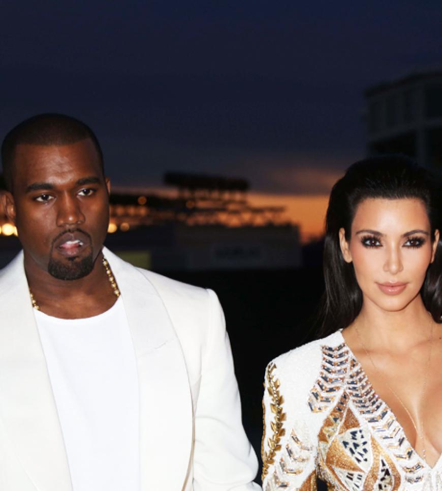 Star-Auflauf in der Abenddämmerung: Promi-Paar´ Kanye West und Kim Kardashian ´