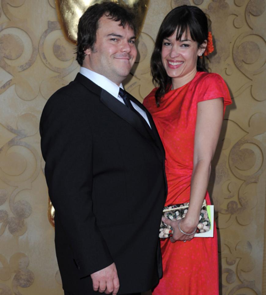 Jack Black und seine Frau Tanya Haden erschienen gemeinsam und genossen den Abend