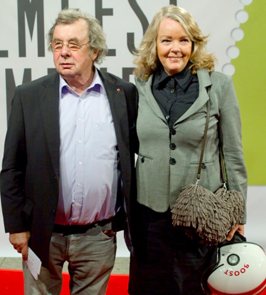 Literaturkritiker Hellmuth Karasek und seine Frau Armgard sahen sich den iranischen Eröffnungsfilm