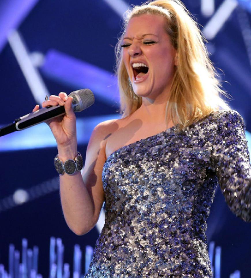 Ex-DSDS-Star Juliette Schoppmann sah nicht nur umwerfend aus - sie sang auch so
