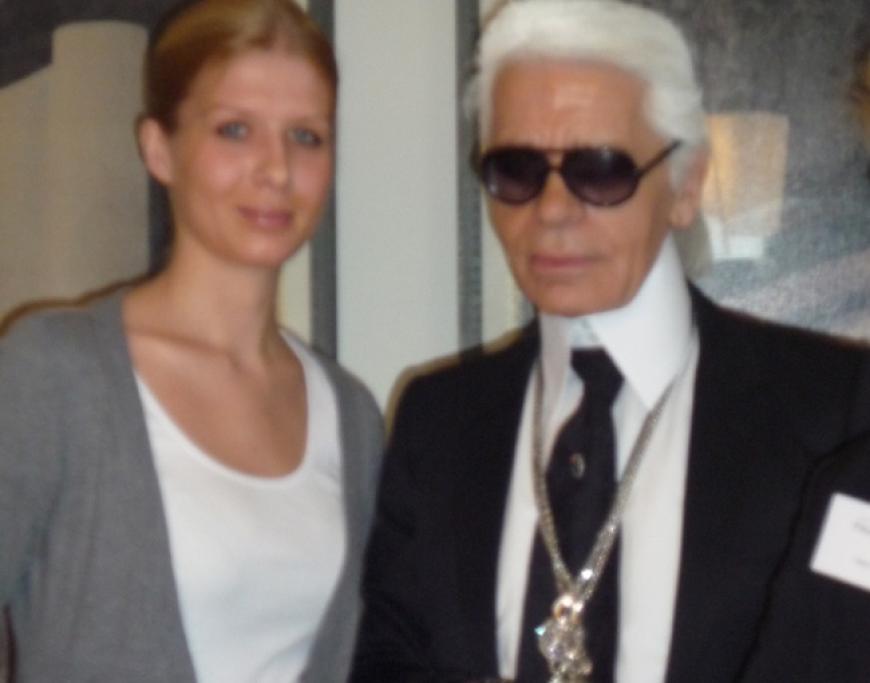 Und Modezar Karl Lagerfeld ...