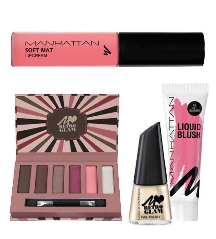 MANHATTAN lädt zu einer Zeitreise in die Swinging 60's ein. Die Limited Edition MANHATTAN ? Retro Glam ist rockig, mondän und stylish! Mit dabei: Die absoluten Must-Haves für den angesagten Sixties-Look. Nur limitiert erhältlich!