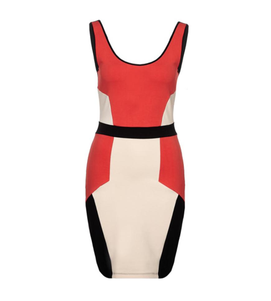 Rasant geschnittenes Kleid von Even&Odd, ca. 40 Euro