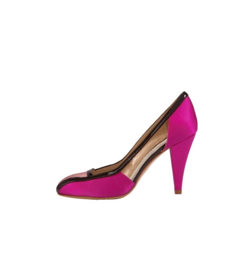 Glänzender Satin
in Pink und Rosa
von Sacha London,
ca. 180 Euro
