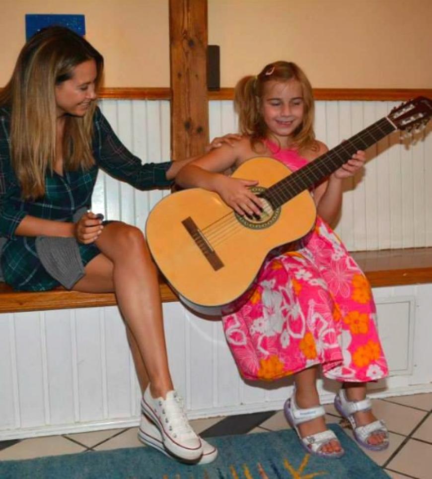 Mandy Capristo im Kinderhospiz