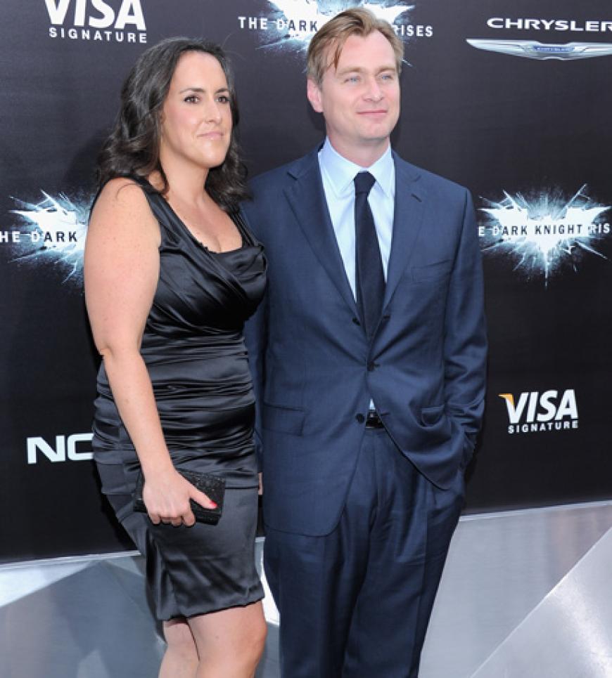 Es sollte sein bester - aber auch letzter Batman-Film sein: Regisseur Christopher Nolan mit seiner Frau und Filmproduzentin Emma Thomas