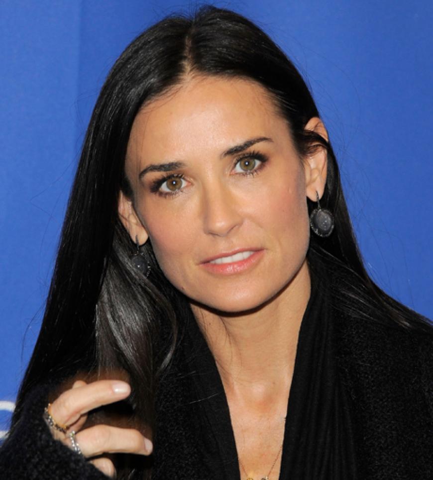 Reiste leider ohne ihren Ashton Kutcher an: Demi Moore