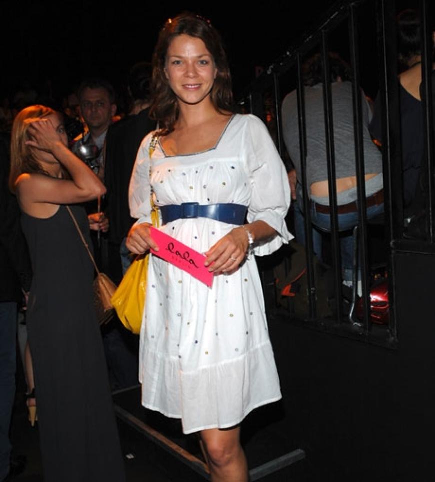Jessica Schwarz freut sich auf die Show des Berliner Labels