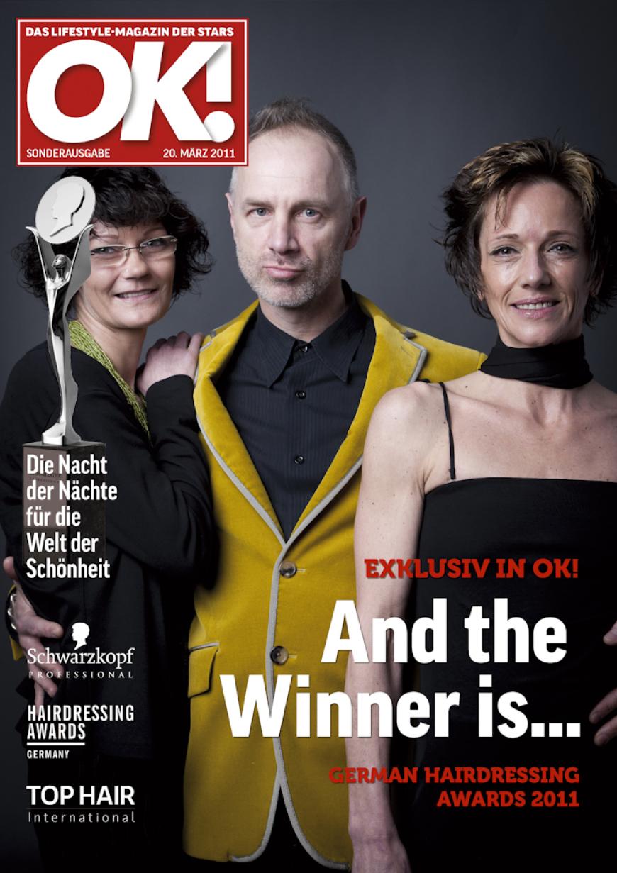 Einmal im Leben das Cover der OK! zieren! Für die Gäste des „German Hairdressing Award 2012“ wurde dieses Traum Wirklichkeit. Jeder Gast des Gala-Abends konnte an einem persönlichen OK! Fotoshooting teilnehmen - und die tollen Ergebnisse sehen Sie hier! Viel Spaß beim Durchklicken!