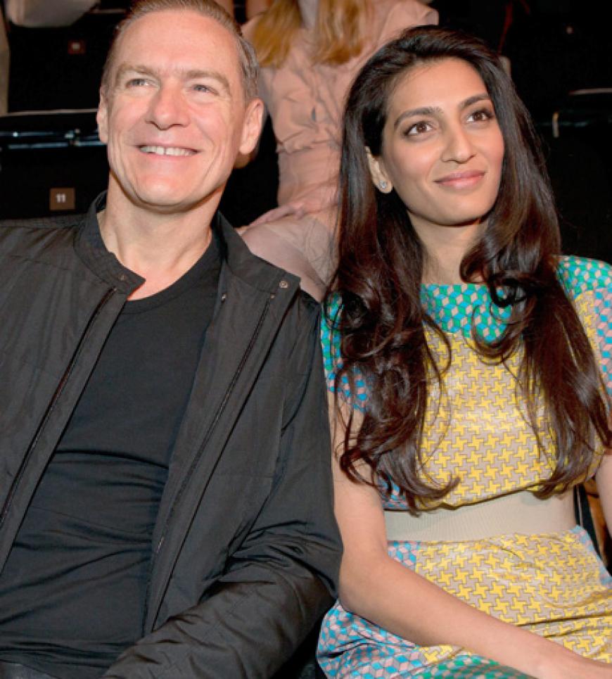 Megha Mittal, Vorstandsvorsitzende von Escada, neben dem Bruno Sälzer, Managing Director von Escada