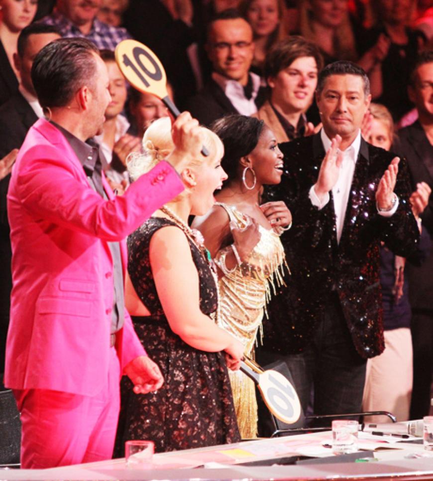 Standing Ovations: Jury und Publikum waren hingerissen von Motsis feurigem Auftritt!
