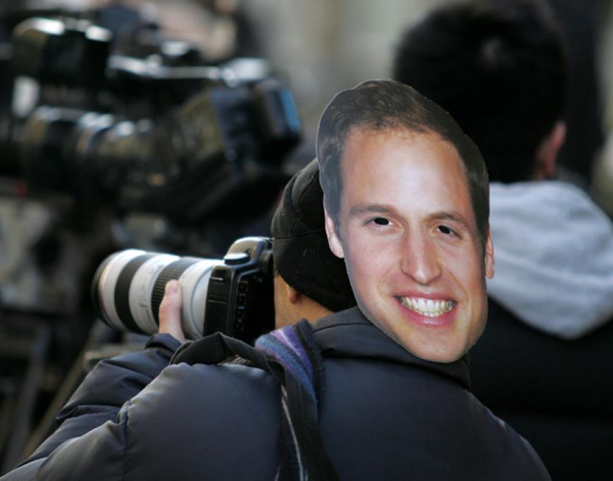 Seit Tagen wurde das Krankenhaus von Fotografen und Journalisten aus der ganzen Welt belagert