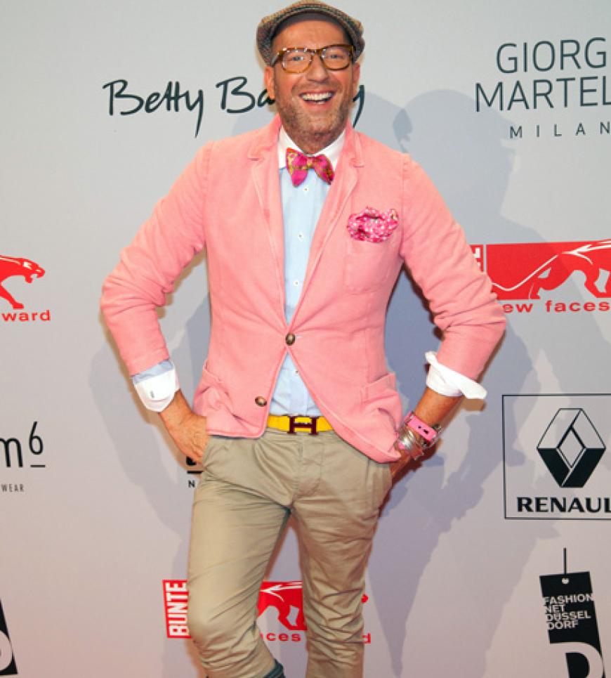 GNTM-Juror Thomas Rath kam gut gelaunt ...