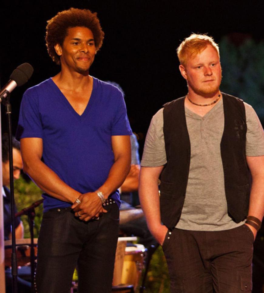 Colin und Sascha begleiten ihre Mentorin Sarah Connor in die Live-Shows