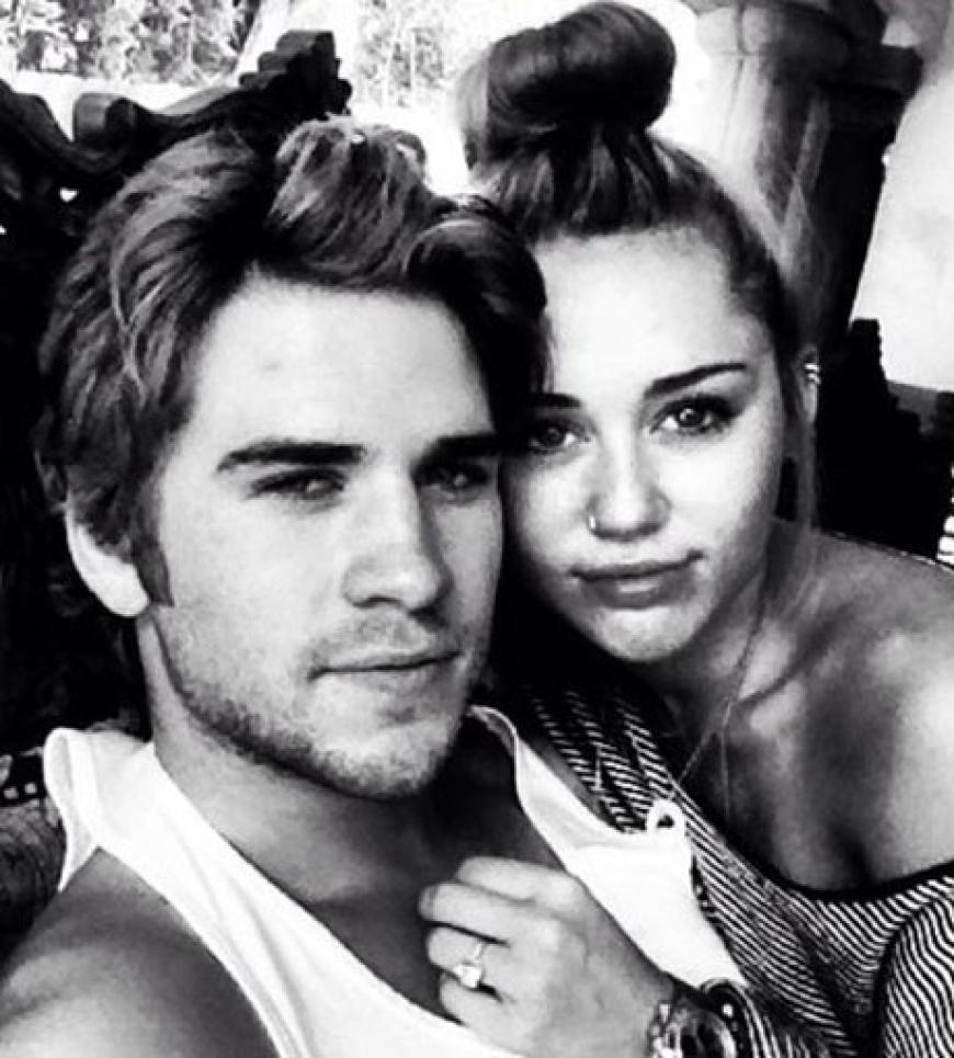 Miley Cyrus und ihr Verlobter Liam Hemsworth Auf Wolke Sieeeeeeben!