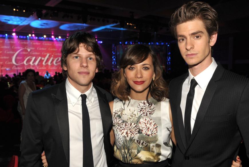 Winning-Team: Jesse Eisenberg, Rashida Jones und Andrew Garfield räumten mit ihrem Film