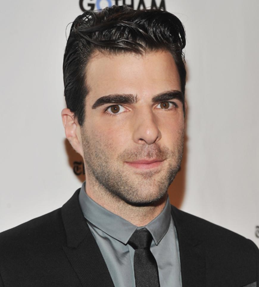 Auch auf der exklusiven Gästeliste: Schauspieler Zachary Quinto