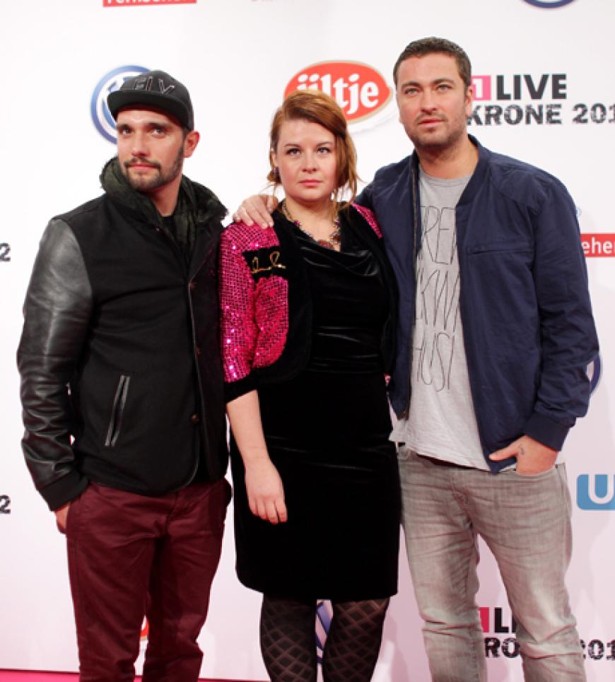Die Musiker Yasha, Miss Platnum und Marteria (v.l.)
