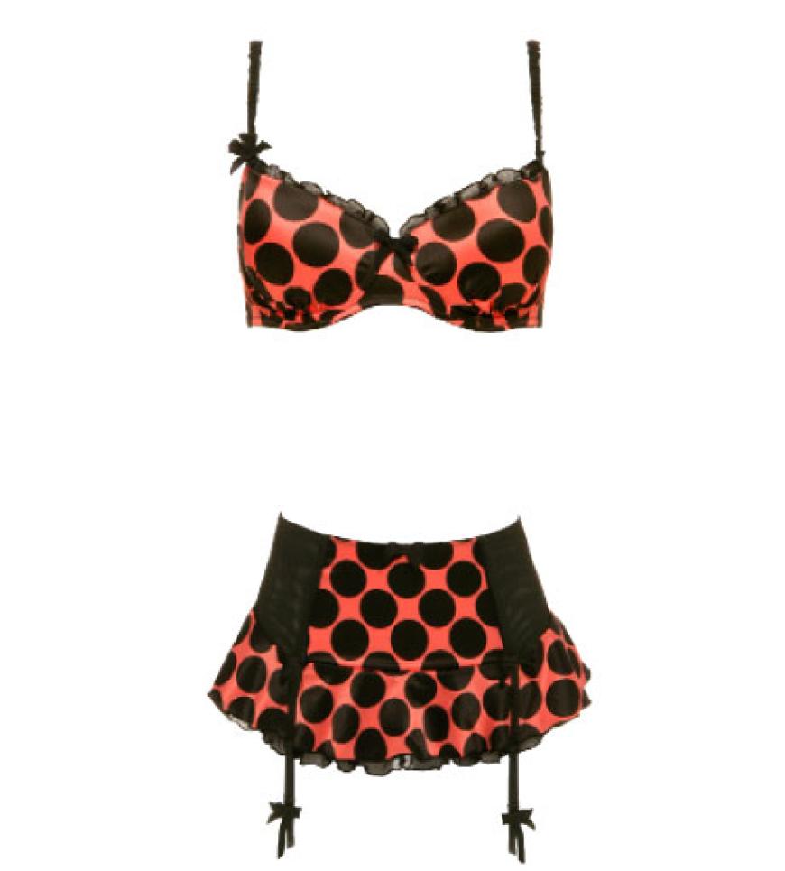 Pin-up für eine Nacht: Weibliche Formen, üppige Rundungen und ein lasziver Blick die Pin-up-Girls der 50er standen Pate für diesen Lingerie-Trend.´ Fifties-Stil von´ Hunkemöller, ca. 50 Euro