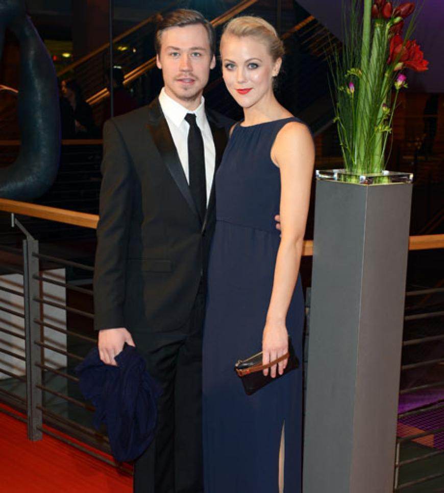 Hübsches Paar: David Kross und seine Partnerin Agnes Lindström
