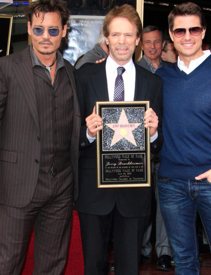 Der Stern mit der Nummer 2.501 geht an Hollywood-Produzent Jerry Bruckheimer. Der Macher von