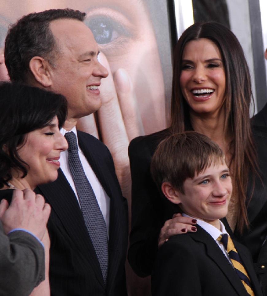 Tom Hanks, Thomas Horn und Sandra Bullock