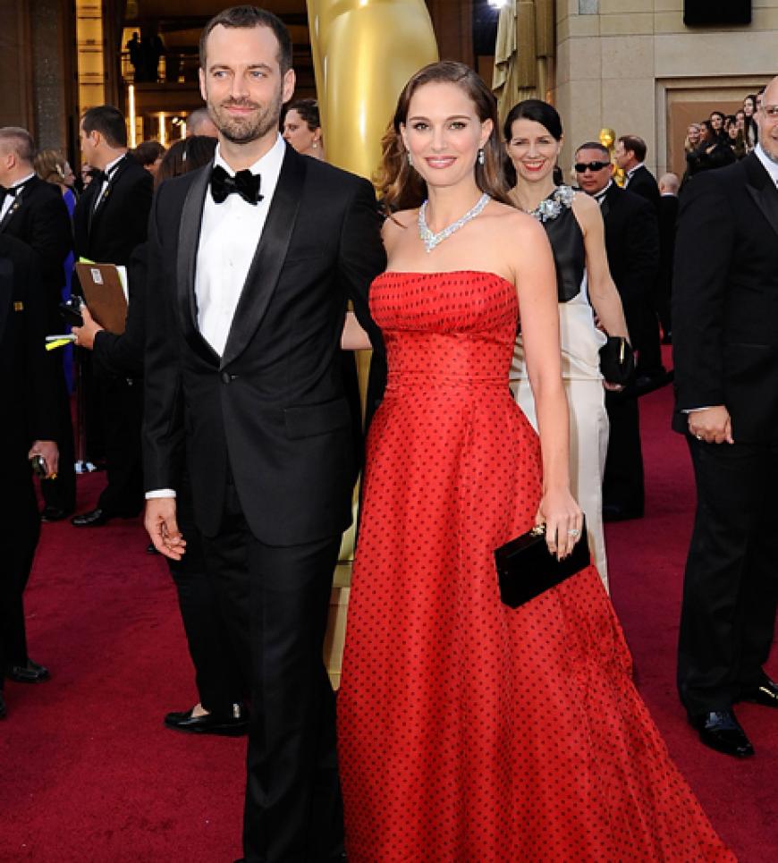 Oscar-Preisträgerin Natalie Portman strahlte neben ihrem Freund Benjamin Millepied