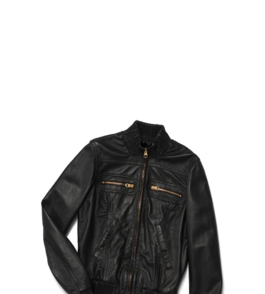 Blouson mit Gold´zippern von Phard, ca. 350 Euro