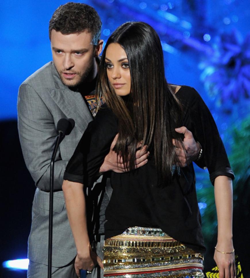 Huch, was machen denn Justin Timberlake und Mila Kunis da?