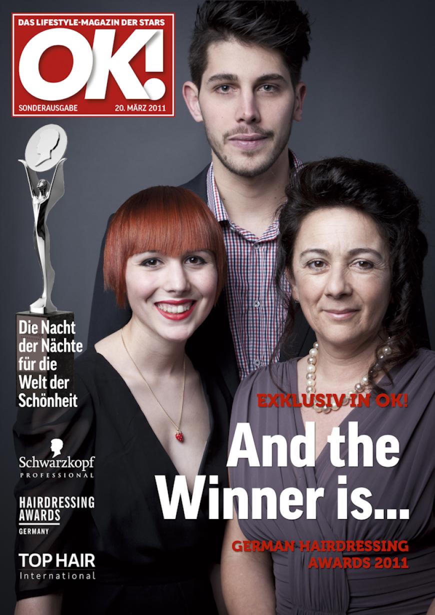 Einmal im Leben das Cover der OK! zieren! Für die Gäste des „German Hairdressing Award 2012“ wurde dieses Traum Wirklichkeit. Jeder Gast des Gala-Abends konnte an einem persönlichen OK! Fotoshooting teilnehmen - und die tollen Ergebnisse sehen Sie hier! Viel Spaß beim Durchklicken!