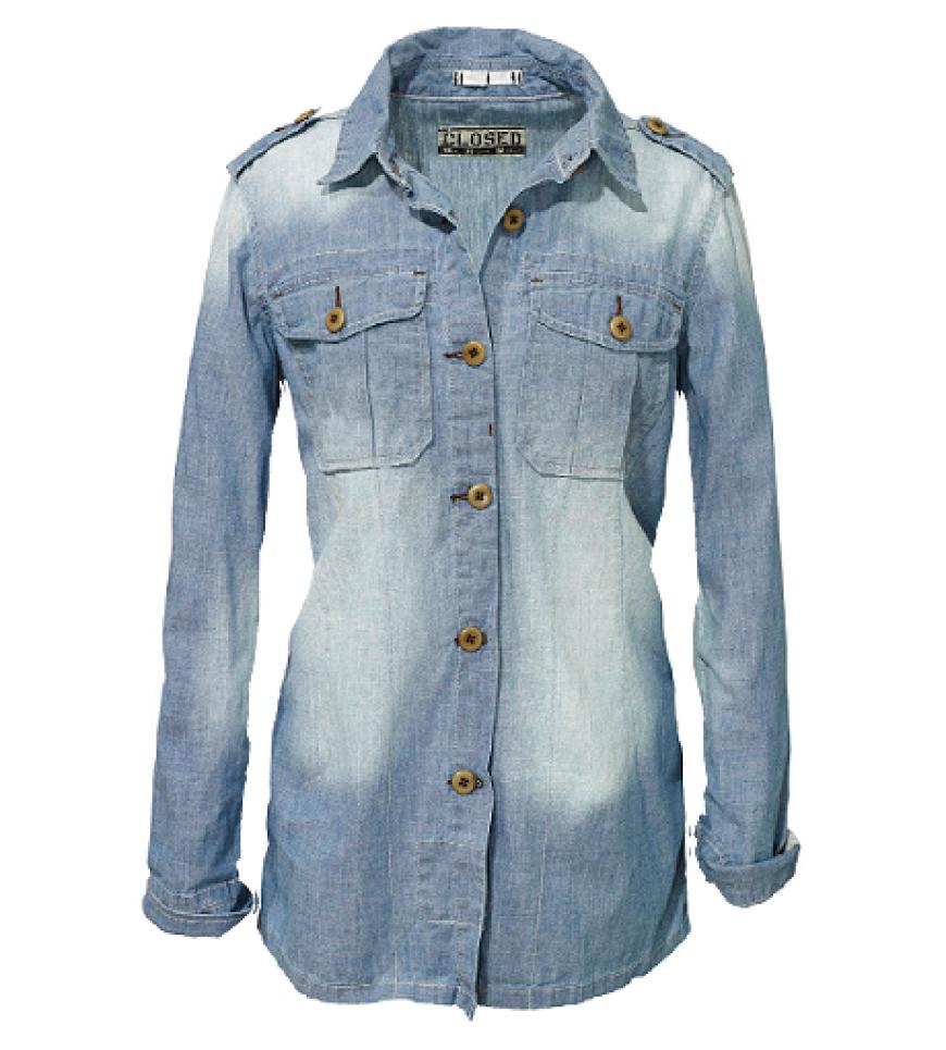 Sommerliches XL-Jeanshemd von Closed, ca. 180 Euro