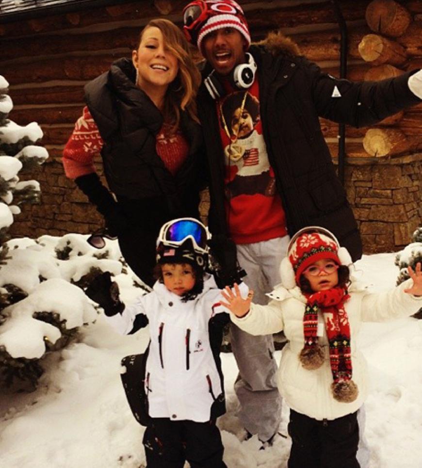 Mariah Carey genießt ihre Weihnachtsferien mit der gesamten Familie im Nobel-Skiort Aspen