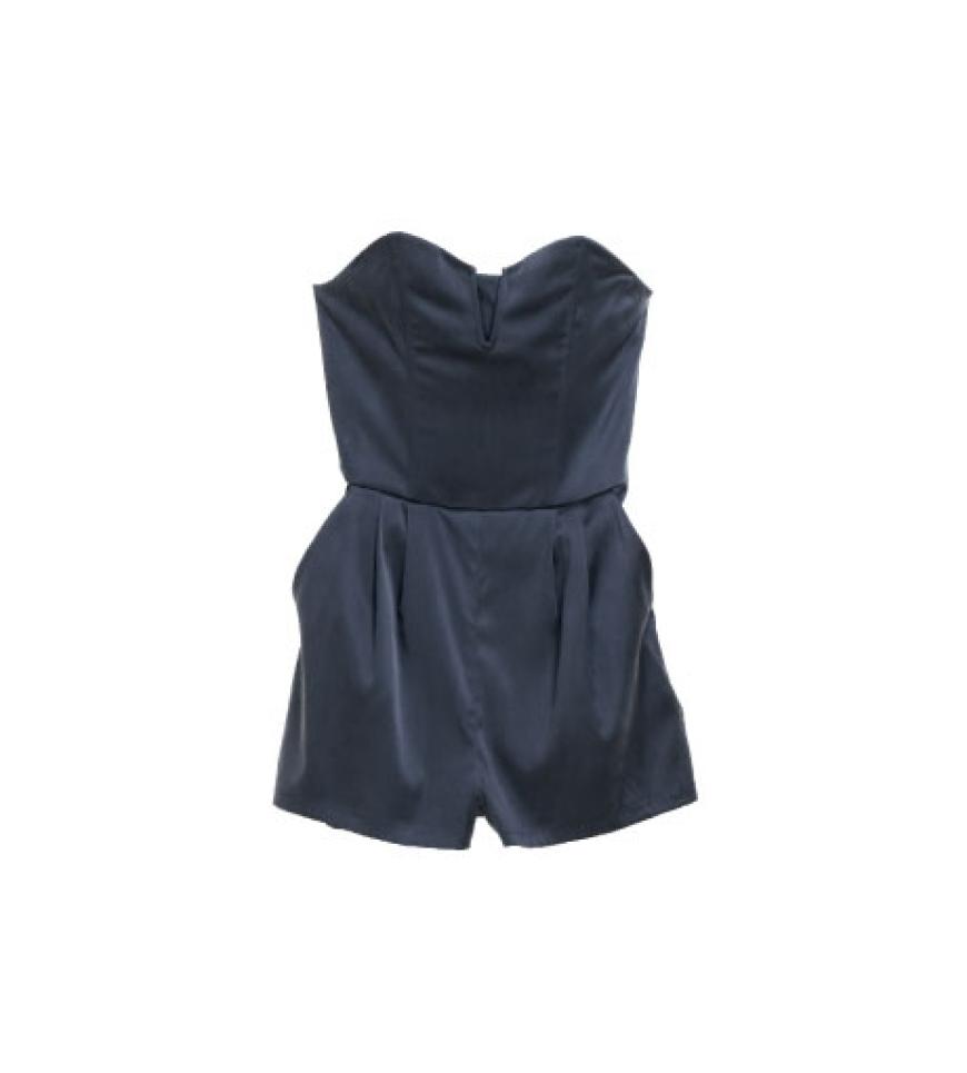 Oben Ohne: Bustier-Overall in Dunkelblau von H&M, ca. 35 Euro