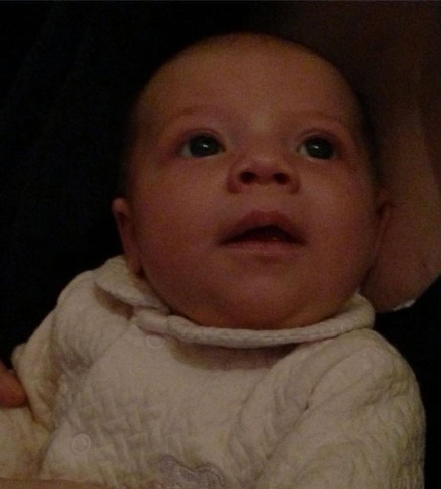 Die Kleine ist dem Papa wie aus dem Gesicht geschnitten