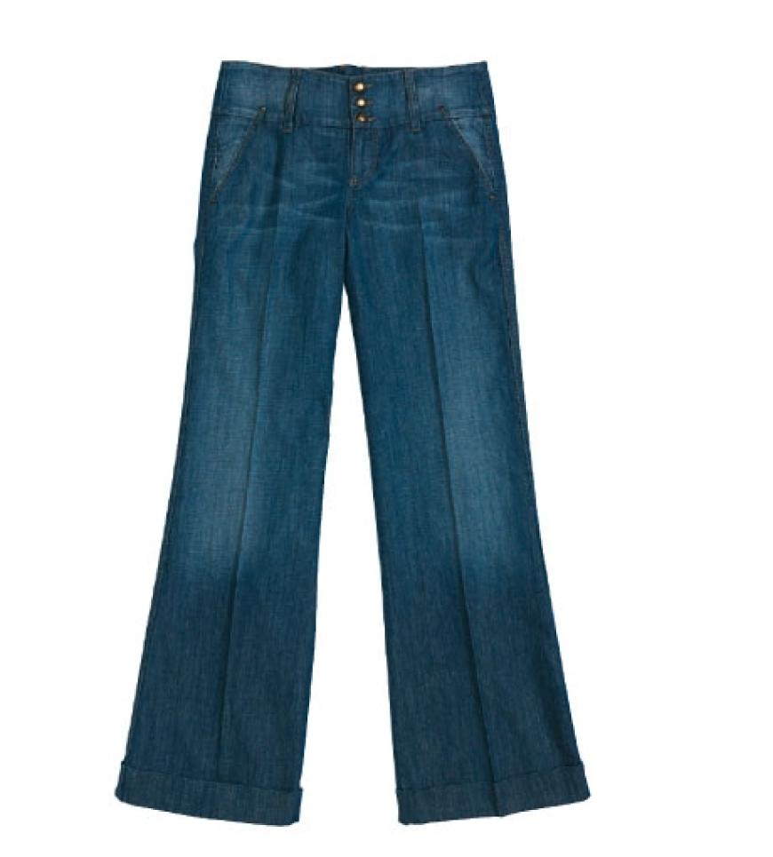 Marlene-Jeans mit Bügelfalte von Benetton, ca. 65 Euro