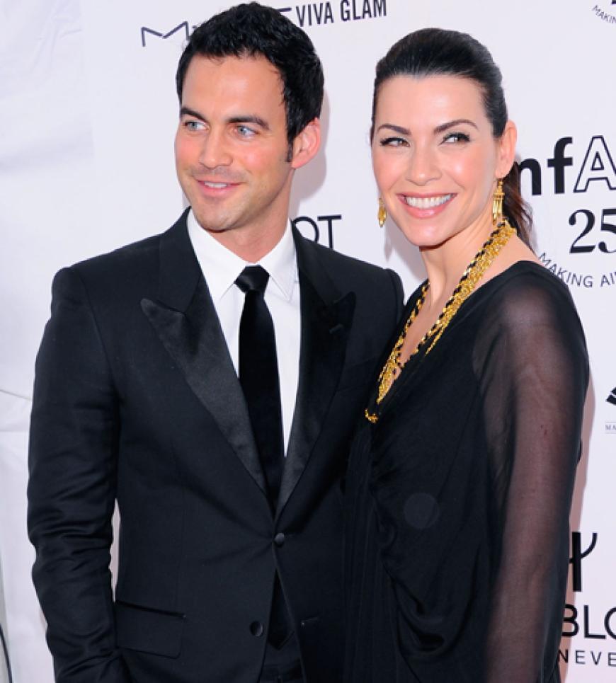 Schönstes Paar des Abends: Keith Lieberthal und Ehefrau Julianna Margulies