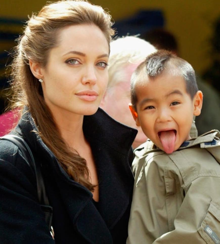 Angelina und ihr kleiner Sohn Maddox