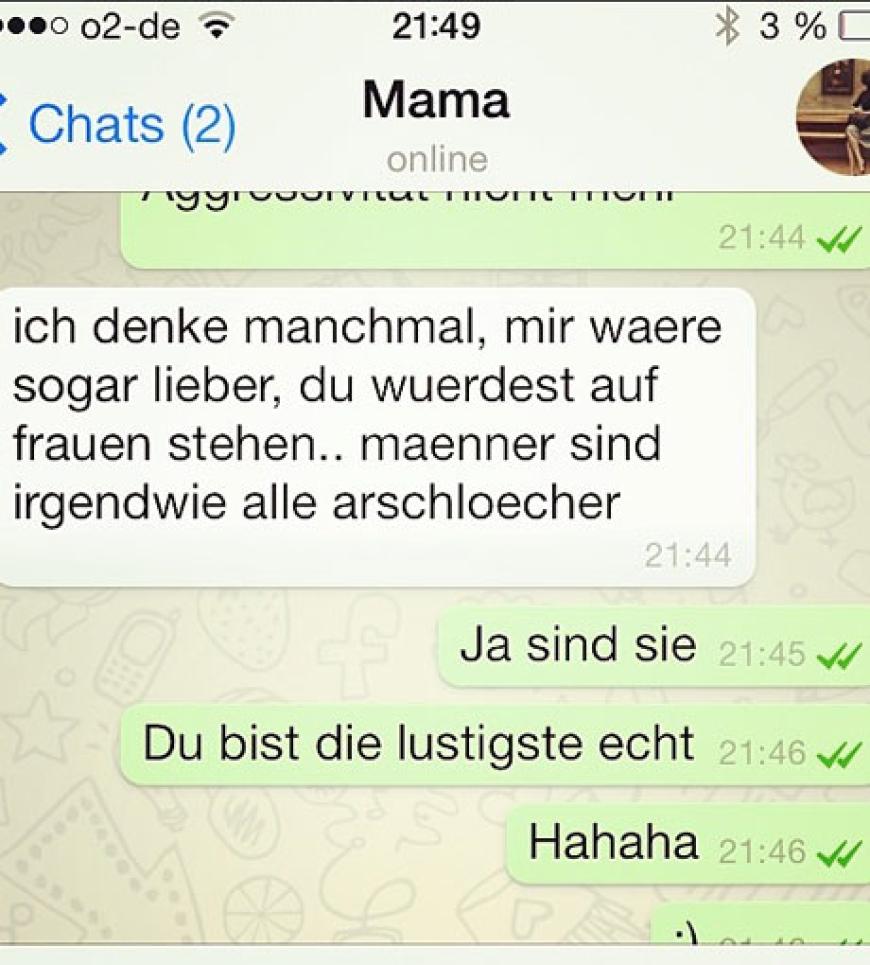 Ebenfalls auf Facebook veröffentlichte Bonnie den fraglichen Chatverlauf zwischen sich und ihrer Mutter