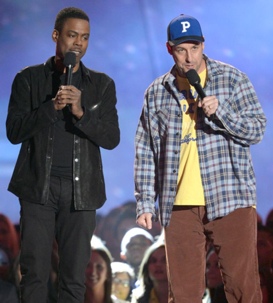 Chris Rock und Adam Sandler hielten eine Laudatio