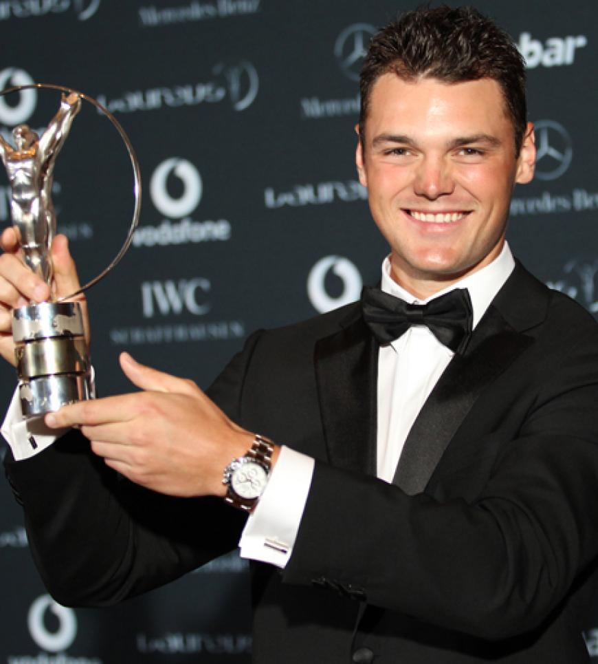 In der Kategorie „Durchbruch des Jahres“ wurde der deutsche Profi-Golfer Martin Kaymer ausgezeichnet. Der 26-Jährige wird derzeit auf Platz 2 der Weltrangliste im Golf geführt