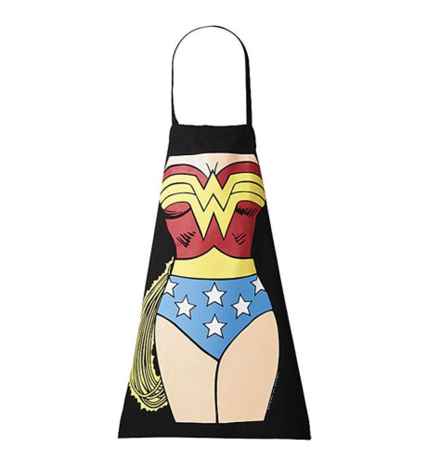 Ob diese Schürze Ihnen auch Superhelden-Kräfte beim Backen verleiht? Super aussehen werden Sie auf jeden Fall! Über paper-source.com, ca. 20 Euro